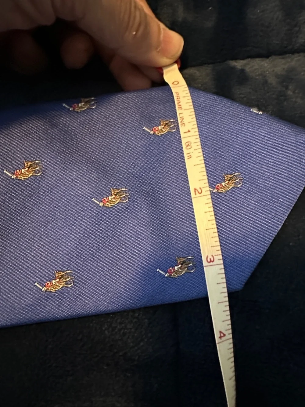 Polo Ralph Lauren Silk Tie Polo Pony All-Over Print Italy Classic Preppy Luxury